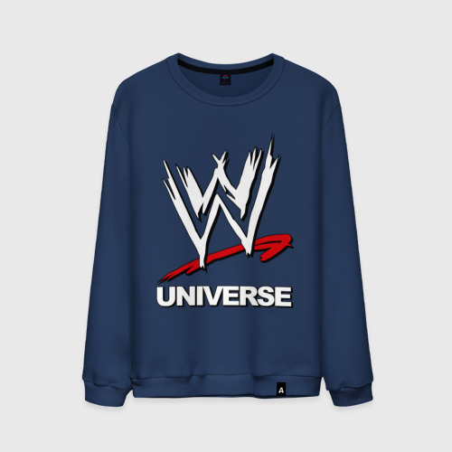 Мужской свитшот хлопок WWE universe, цвет темно-синий