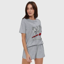 Женская пижама с шортиками хлопок WWE universe - фото 2