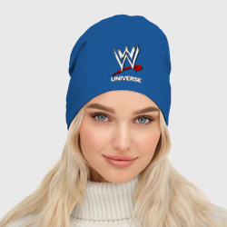 Женская шапка демисезонная WWE universe - фото 2