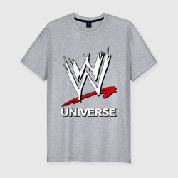 Мужская футболка хлопок Slim WWE universe