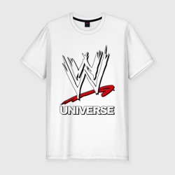 Мужская футболка хлопок Slim WWE universe