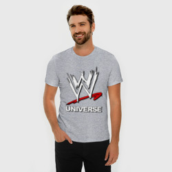 Мужская футболка хлопок Slim WWE universe - фото 2