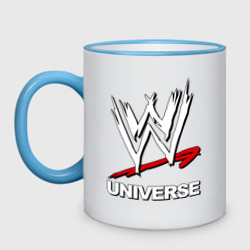 Кружка двухцветная WWE universe