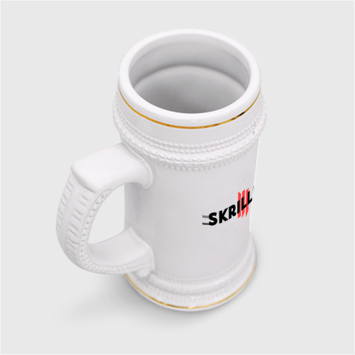 Кружка пивная Skrillex logo 2 - фото 3