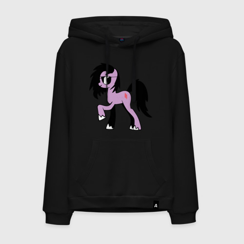 Мужская толстовка хлопок Skrillex pony, цвет черный