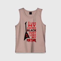 Детская майка хлопок Mindless Self Indulgence - Coffee black