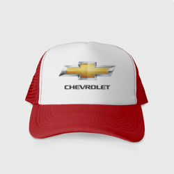 Кепка тракер с сеткой Chevrolet логотип