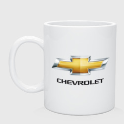 Кружка керамическая Chevrolet логотип