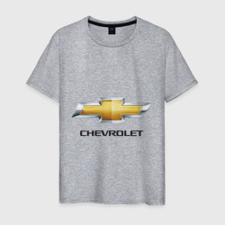 Мужская футболка хлопок Chevrolet логотип