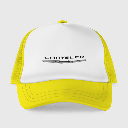 Детская кепка тракер Chrysler лого, цвет желтый - фото 2