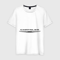 Мужская футболка хлопок Chrysler лого