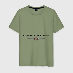 Мужская футболка хлопок Chrysler logo