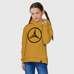 Детское худи Oversize хлопок Mercedes-Benz logo - фото 2
