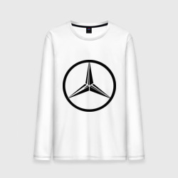 Мужской лонгслив хлопок Mercedes-Benz logo