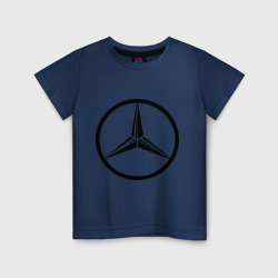 Детская футболка хлопок Mercedes-Benz logo