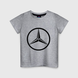 Детская футболка хлопок Mercedes-Benz logo