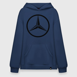 Худи SuperOversize хлопок Mercedes-Benz logo