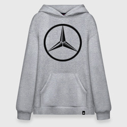 Худи SuperOversize хлопок Mercedes-Benz logo