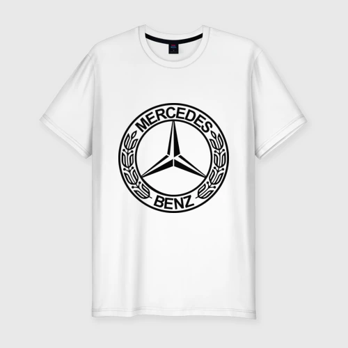 Мужская футболка хлопок Slim Mercedes-Benz