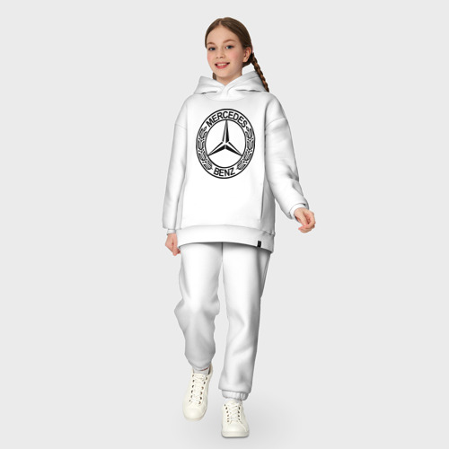 Детский костюм хлопок Oversize Mercedes-Benz, цвет белый - фото 5