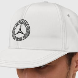 Кепка снепбек с прямым козырьком Mercedes-Benz