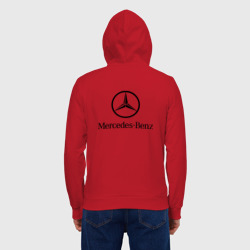 Мужская толстовка на молнии хлопок Logo Mercedes-Benz - фото 2