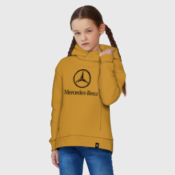 Детское худи Oversize хлопок Logo Mercedes-Benz - фото 2