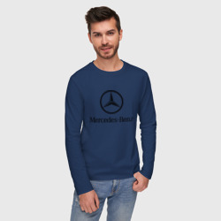 Мужской лонгслив хлопок Logo Mercedes-Benz - фото 2