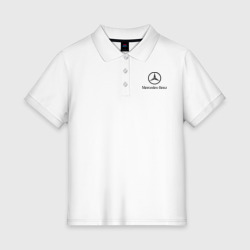 Женское поло хлопок Logo Mercedes-Benz
