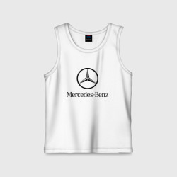Детская майка хлопок Logo Mercedes-Benz