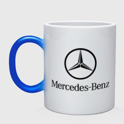 Кружка хамелеон Logo Mercedes-Benz