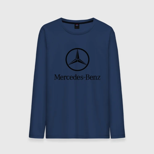 Мужской лонгслив хлопок Logo Mercedes-Benz
