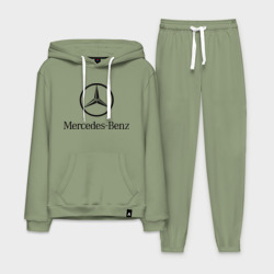 Мужской костюм хлопок с толстовкой Logo Mercedes-Benz