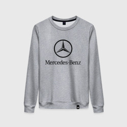 Женский свитшот хлопок Logo Mercedes-Benz