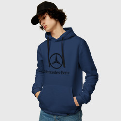 Мужская толстовка хлопок Logo Mercedes-Benz - фото 2