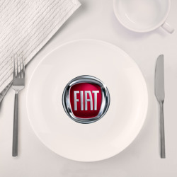 Набор: тарелка + кружка Fiat logo - фото 2