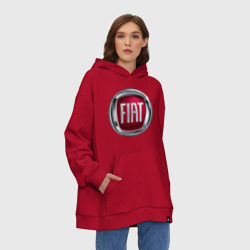 Худи SuperOversize хлопок Fiat logo - фото 2