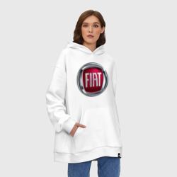 Худи SuperOversize хлопок Fiat logo - фото 2