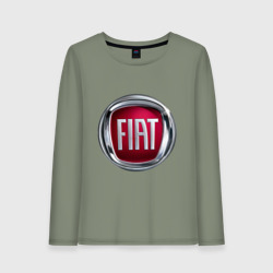 Женский лонгслив хлопок Fiat logo