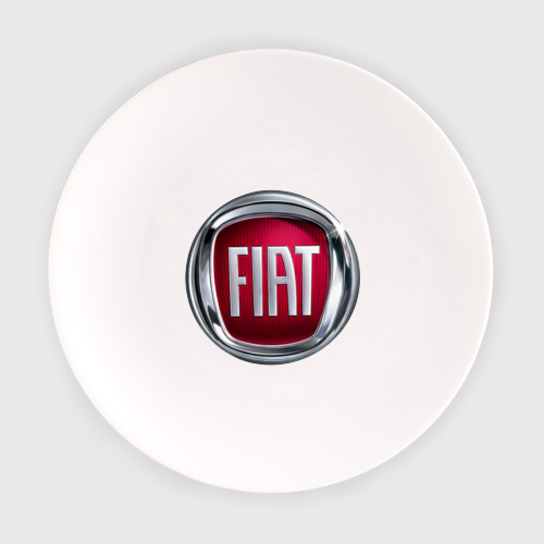Тарелка Fiat logo