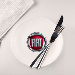 Тарелка Fiat logo