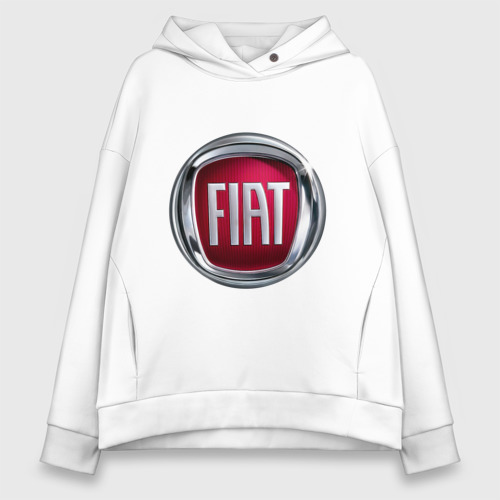 Женское худи Oversize хлопок Fiat logo