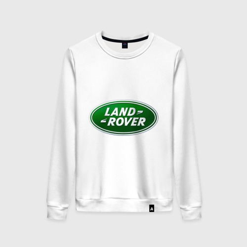 Женский свитшот хлопок Logo Land Rover, цвет белый