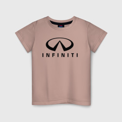 Детская футболка хлопок Infiniti logo