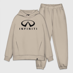 Мужской костюм oversize хлопок Infiniti logo