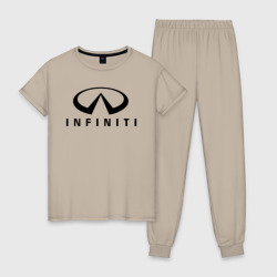 Женская пижама хлопок Infiniti logo