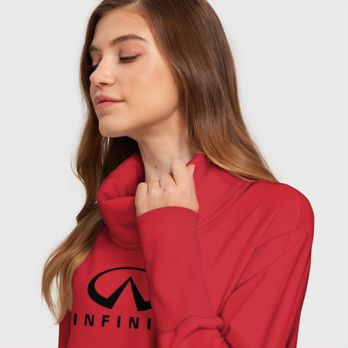 Платье удлиненное хлопок Infiniti logo - фото 6