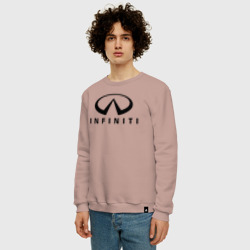 Мужской свитшот хлопок Infiniti logo - фото 2