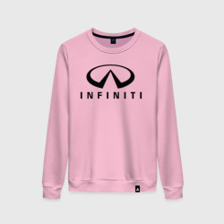 Женский свитшот хлопок Infiniti logo