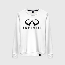 Женский свитшот хлопок Infiniti logo